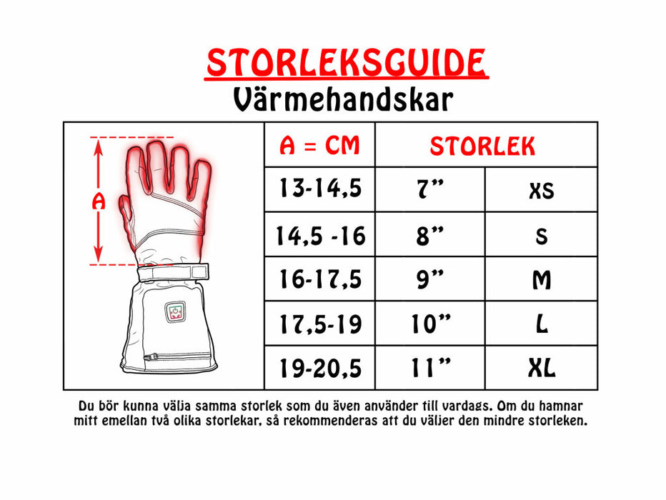 Bucken - Värmehandskar i skinn