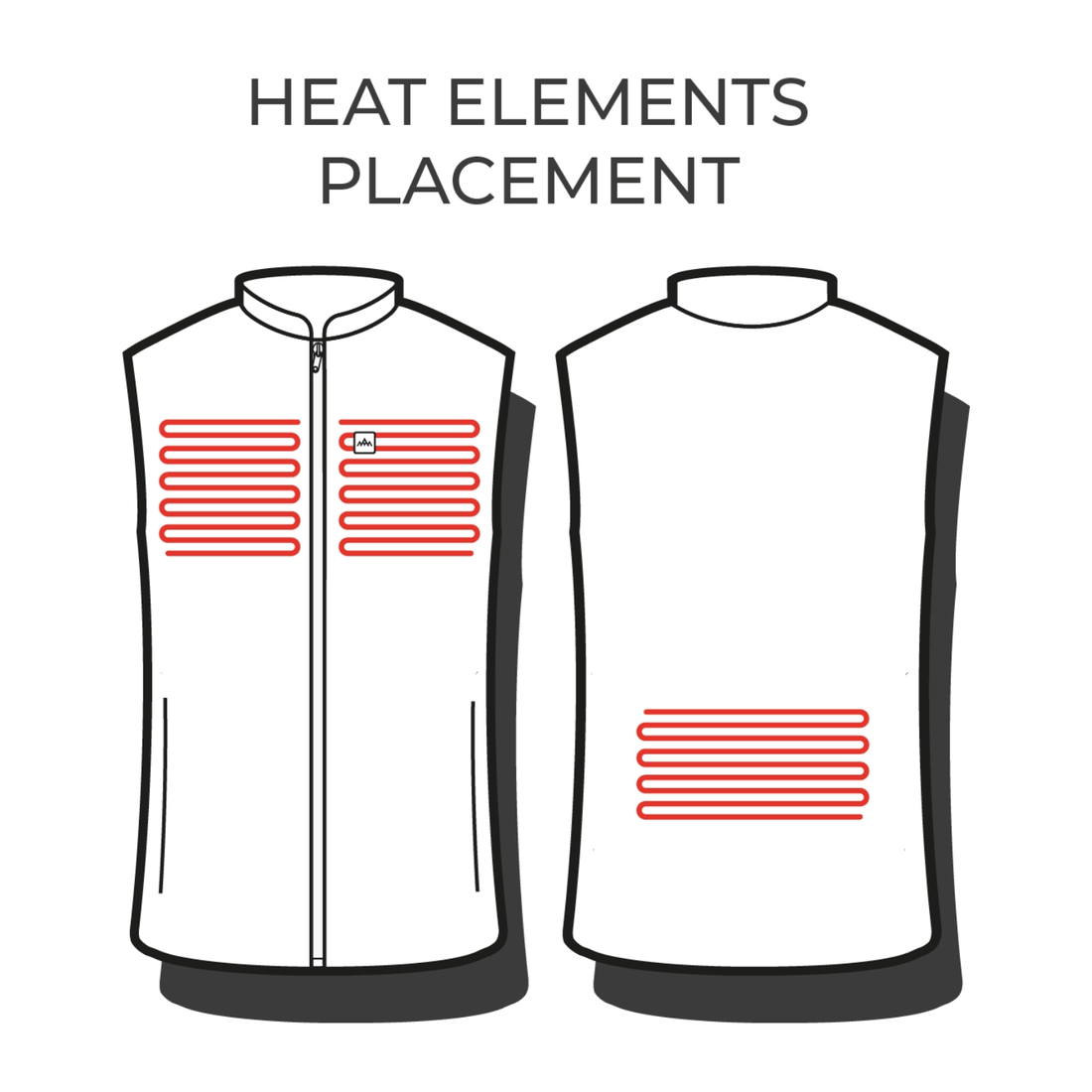 HeatX Heated Everyday Vest Mens - BeWarm